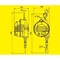 Tecna ATEX Zero Gravity Tool Balancer,  106" Stroke,  132-154 lb Capacity 9525AX.F